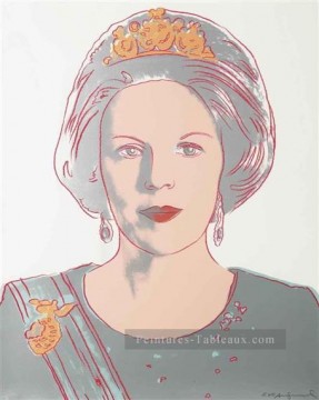  Andy Pintura - Reina Beatriz de los Países Bajos de las reinas reinantes Andy Warhol